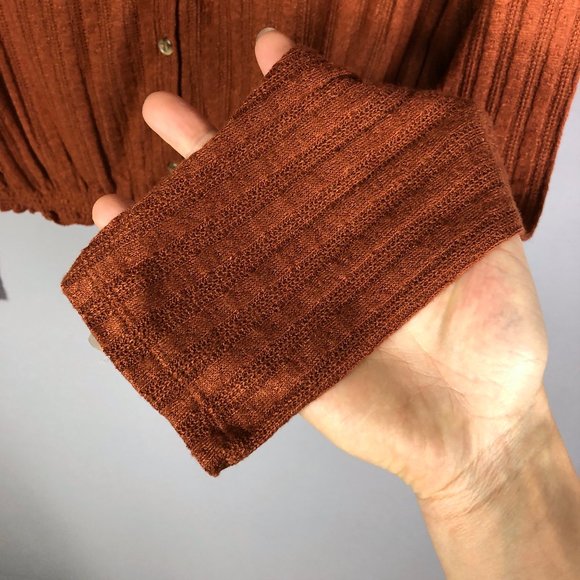 Abound Women's Pointelle Knit Crop Sweater Size XL - Picture 6 of 11